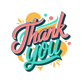 a thank card with the words thank you
