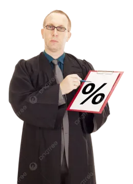 a man in a suit and tie holding a clipboard