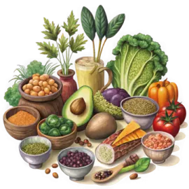 a bunch of different types of vegetables