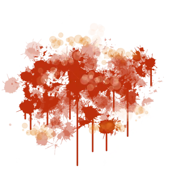 a brown and white abstract background with splashs of paint