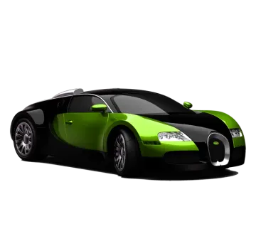a green and black bug bug car