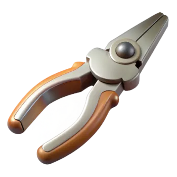a pair of pliers on a white background