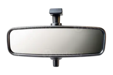 a side view mirror on a white background