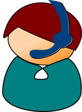 a person with headphones on