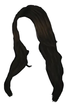 a drawing of a woman's hair