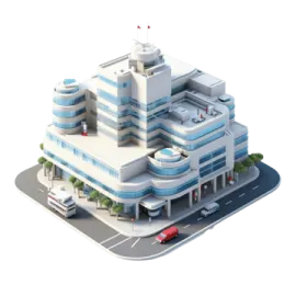 a building with cars parked in front of it