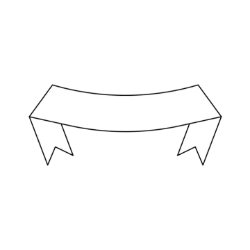 a black and white line drawing of an arrow