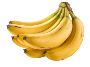 a bunch of bananas on a white background