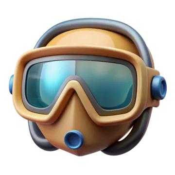 an image of a mask and goggles