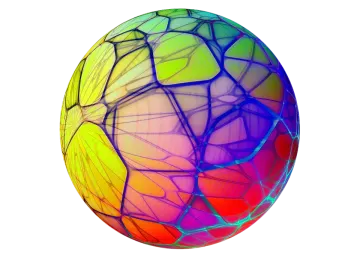 an image of a colorful ball