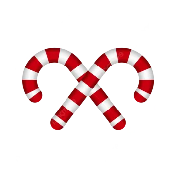 red and white candy canes