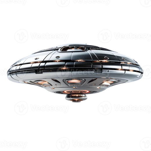 a black and white image of an alien spaceship
