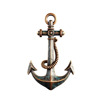 an anchor on a white background