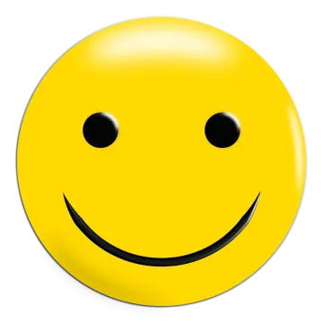 a smiley face with a smile on it's face