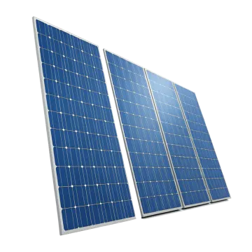 two solar panels on a white background