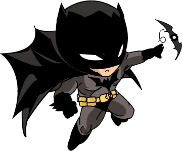 a drawing of person from the batman movie