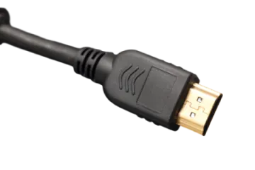 a usb cable with a gold plated connector