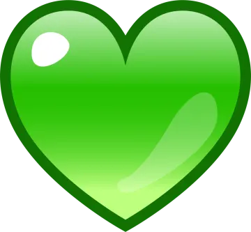a green heart