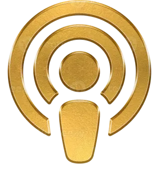 an image of a golden symbol on a white background