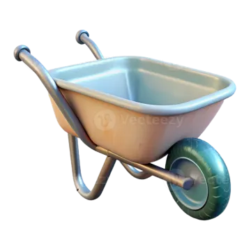 a 3d model of a wheelbar