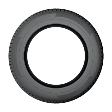 a tire on a white background