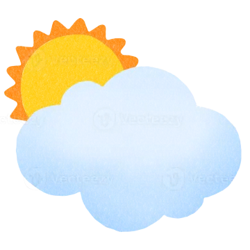 sun and cloud clipart