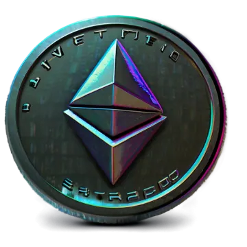 the ether logo on a white background