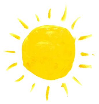 an image of a sun on a white background