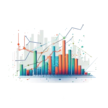 a graphic illustration of a bar chart