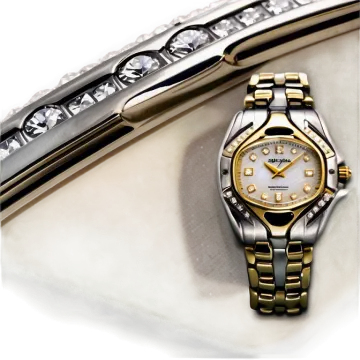 a watch sitting on top of a white surface