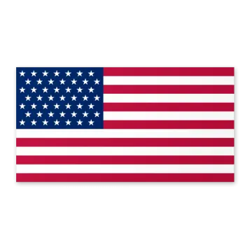an american flag on a white background