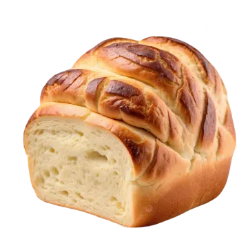 a close up of a piece of bread