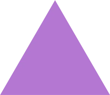 a purple triangle on a white background