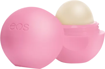 a pink container with an egg in it