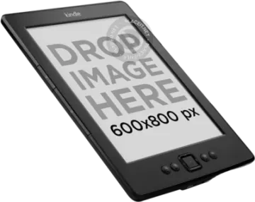 a black kind case with the text drop image here on it