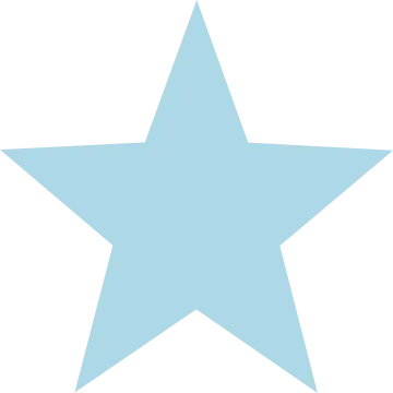 a blue star