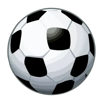 a soccer ball on a white background
