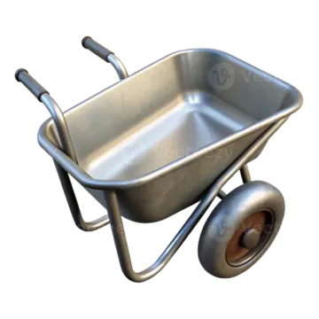 a 3d model of a wheelbar