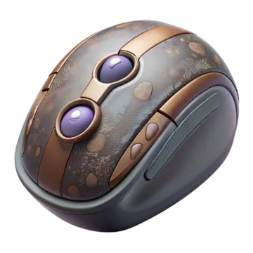 a computer mouse on a white background