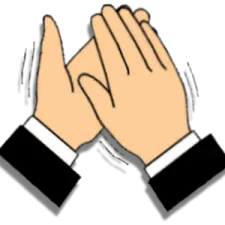 a pair of hands that are clasped together