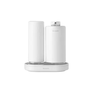 an image of a white device holder