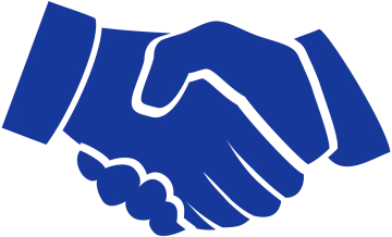 two hands shaking over each other hands