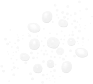 white bubbles on a white background