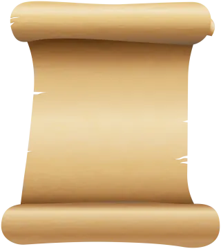 an old scroll on a white background