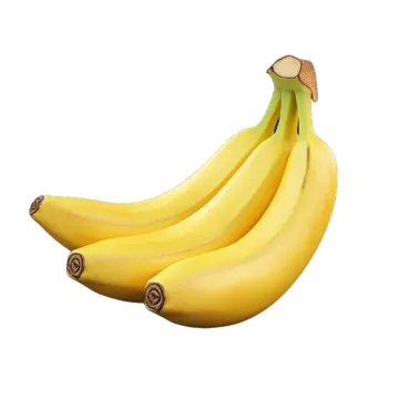 a bunch of bananas on a white background
