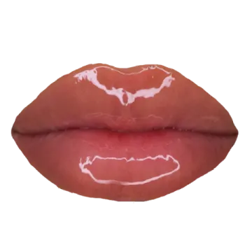 a close up of a woman's lips