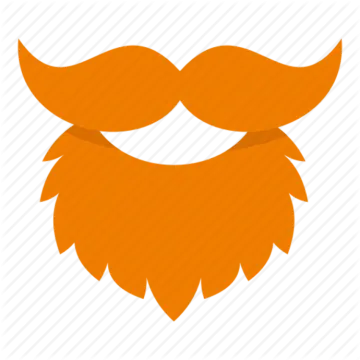 a man with a beard icon