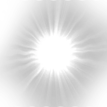 a white background with sun rays