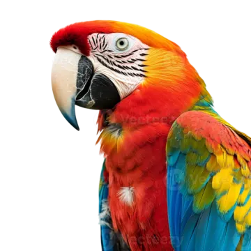 a colorful parrot sitting on top of a white surface