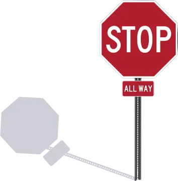 a stop sign with the word stop on it